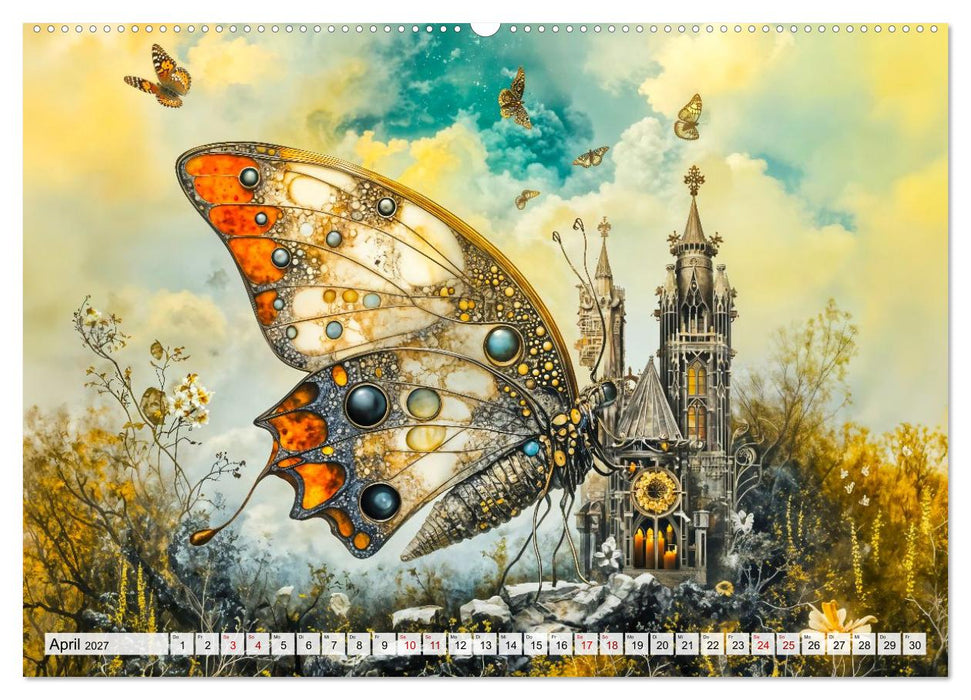 Steampunk Fabelwelten - Magische Kreaturen in Fantasiewelten (CALVENDO Wandkalender 2027)