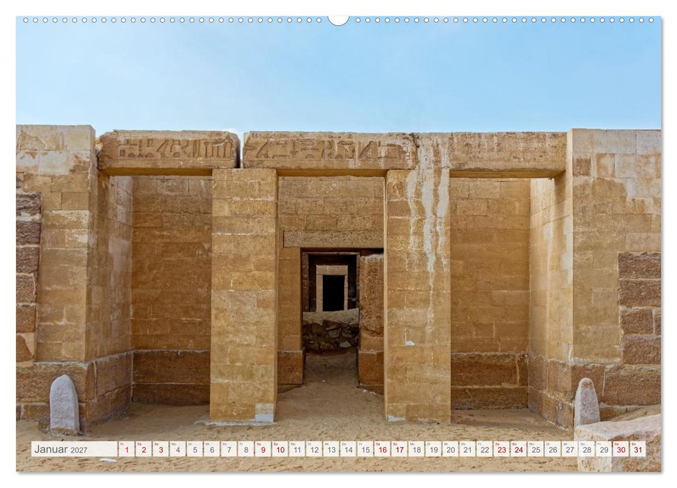 Monumente der Ewigkeit - von Wesiren bis zu Cäsaren in Ägypten (CALVENDO Premium Wandkalender 2027)
