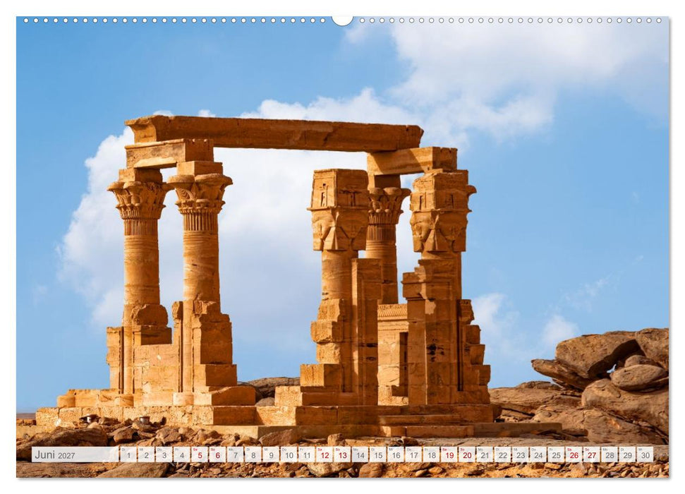 Monumente der Ewigkeit - von Wesiren bis zu Cäsaren in Ägypten (CALVENDO Premium Wandkalender 2027)