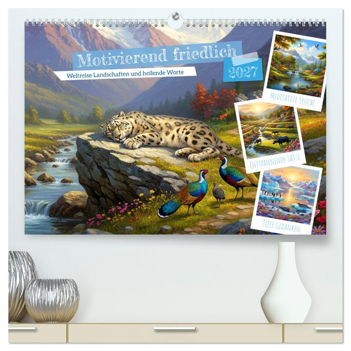 Motivierend friedlich (CALVENDO Premium Wandkalender 2027)