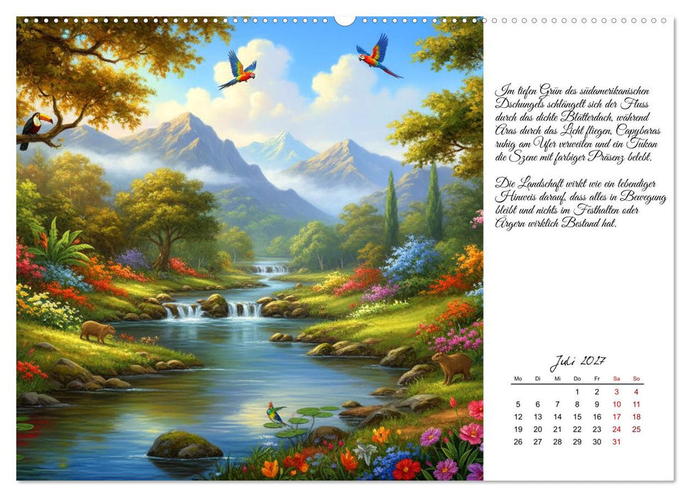 Motivierend friedlich (CALVENDO Premium Wandkalender 2027)