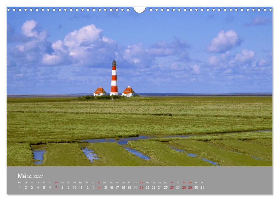 Blick auf die Nord-und Ostsee (CALVENDO Wandkalender 2027)