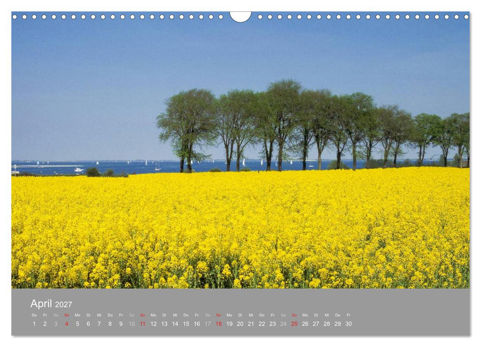 Blick auf die Nord-und Ostsee (CALVENDO Wandkalender 2027)