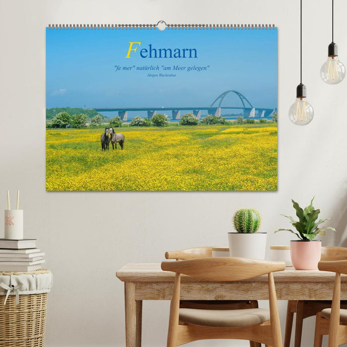 Fehmarn - "fe mer" natürlich "am Meer gelegen" (CALVENDO Wandkalender 2027)