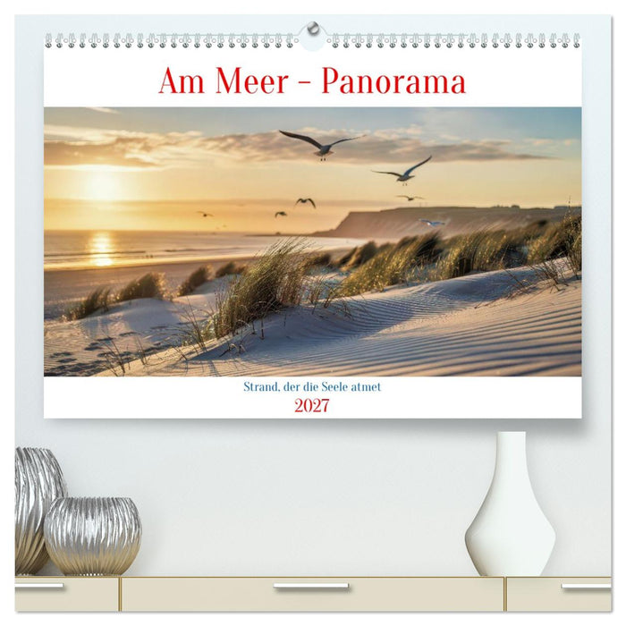 Am Meer - Panorama (CALVENDO Premium Wandkalender 2027)