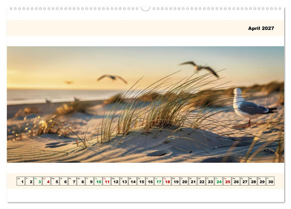 Am Meer - Panorama (CALVENDO Premium Wandkalender 2027)