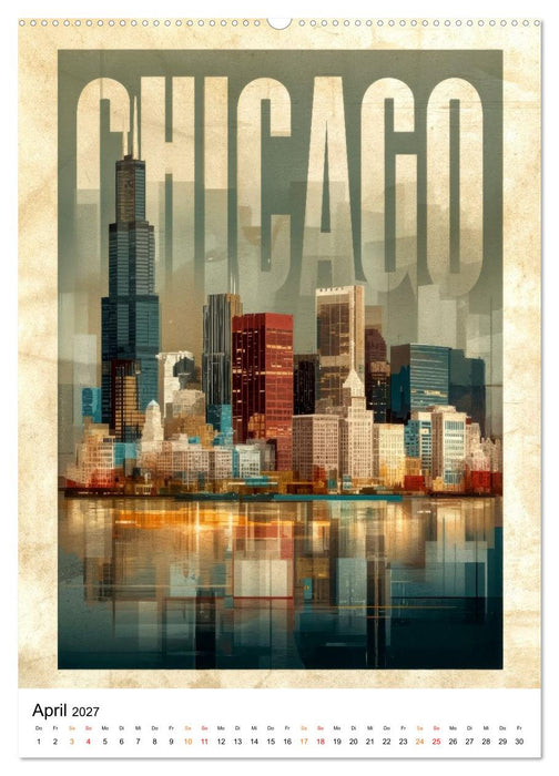 USA - Retro Journeys (CALVENDO Premium Wandkalender 2027)