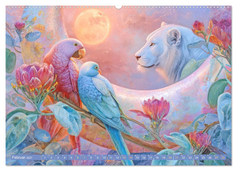 Traumhafte Welt in Balance - Mensch und Tier (CALVENDO Premium Wandkalender 2027)