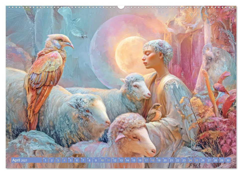 Traumhafte Welt in Balance - Mensch und Tier (CALVENDO Premium Wandkalender 2027)