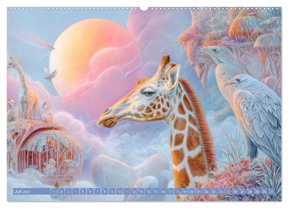 Traumhafte Welt in Balance - Mensch und Tier (CALVENDO Premium Wandkalender 2027)
