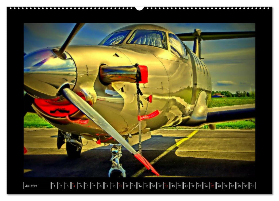 Farbe rund ums Flugzeug! (CALVENDO Premium Wandkalender 2027)