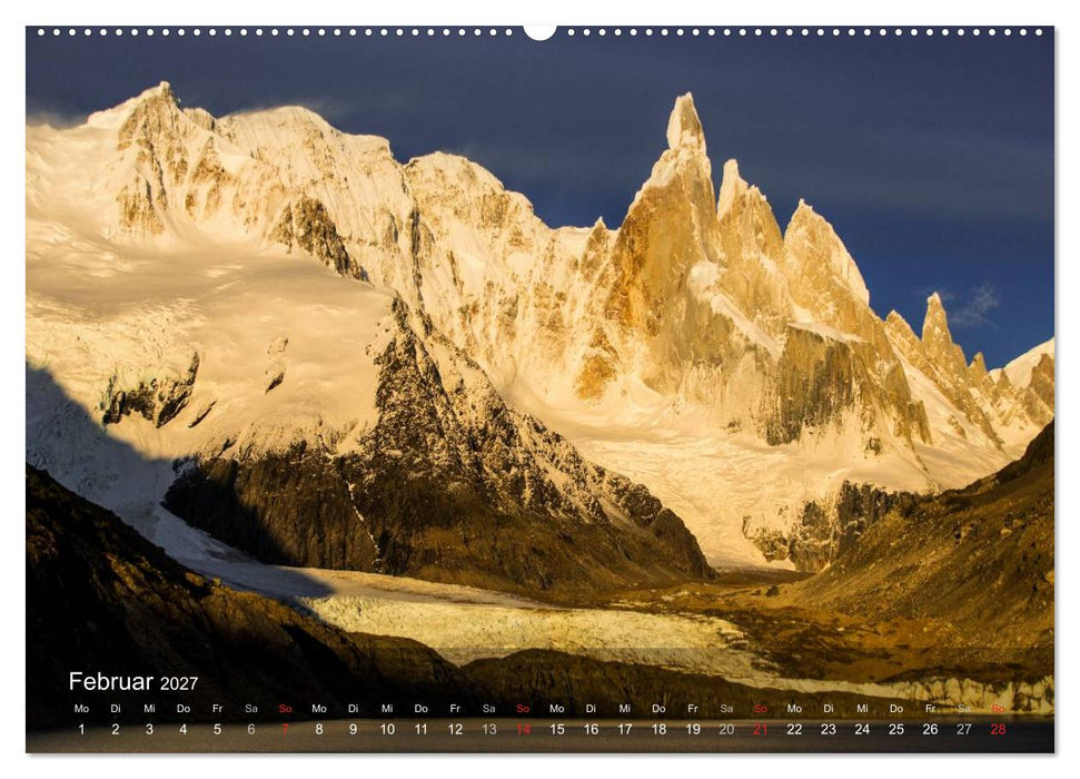 Majestätische Bergwelten Cerro Torre & Fitzroy Patagonien (CALVENDO Wandkalender 2027)