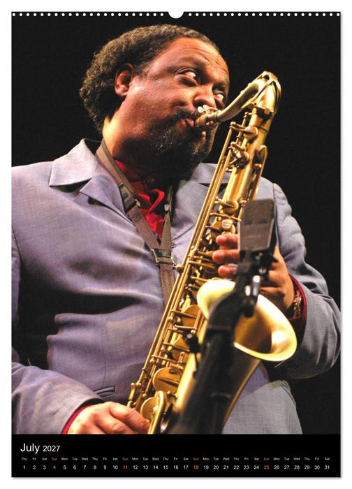 Jazz Saxophonists 2027 (CALVENDO Premium-Calendar 2027)