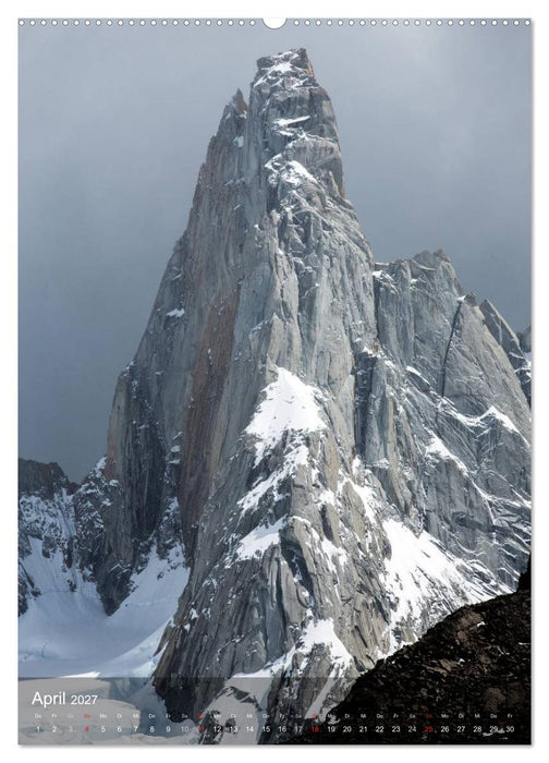 Majestätische Berge Cerro Fitzroy Patagonien (CALVENDO Wandkalender 2027)