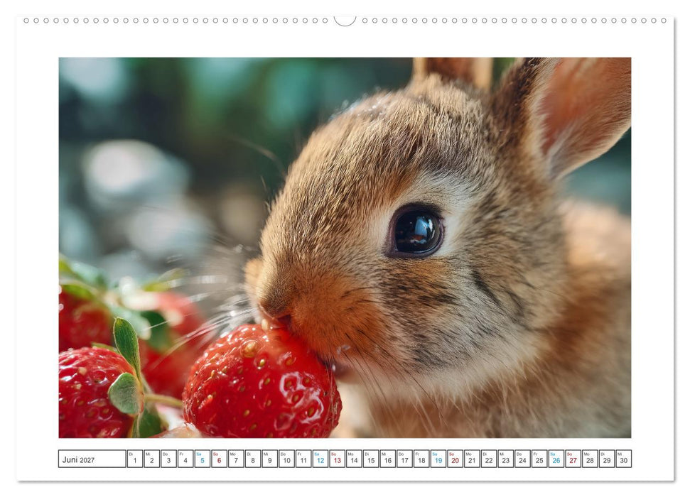 Hoppelglück durchs Jahr (CALVENDO Premium Wandkalender 2027)