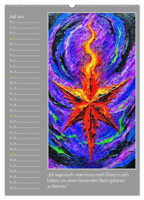 Eine visuelle Wanderung mit Zarathustra (CALVENDO Premium Wandkalender 2027)