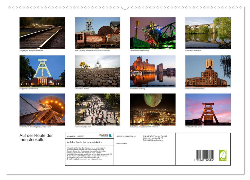 Auf der Route der Industriekultur (CALVENDO Premium Wandkalender 2027)