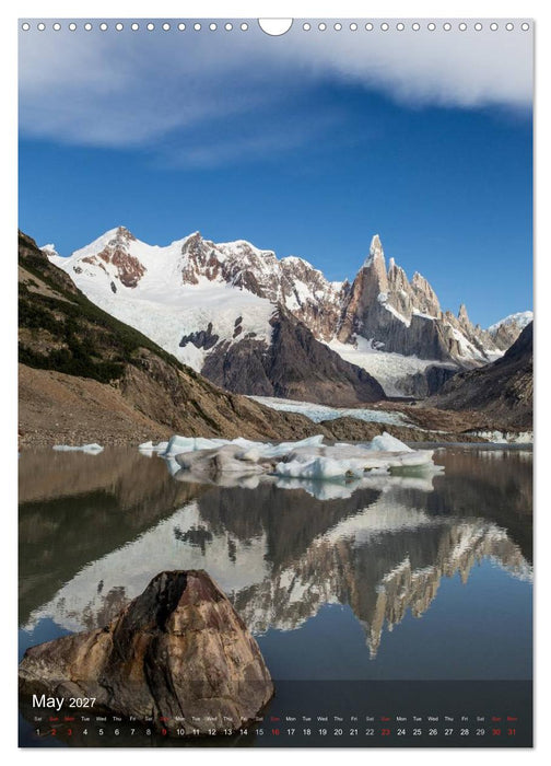 Majestic Mountains of Patagonia: Cerro Torre / UK-Version (CALVENDO Monthly Calendar 2027)