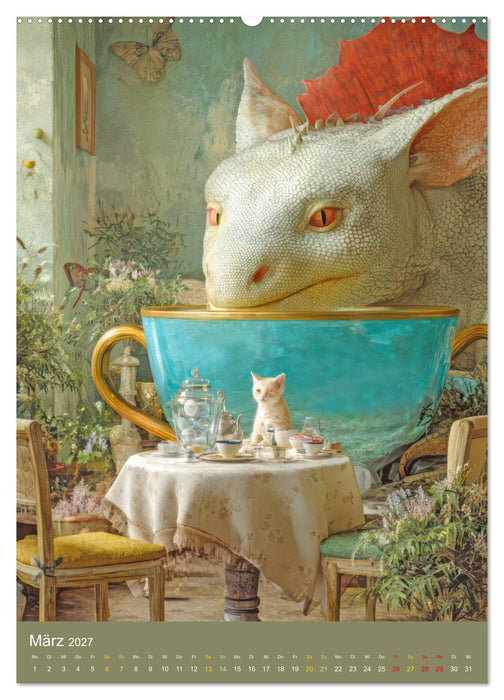 Surreale Mischfiguren - Fantasiewerke (CALVENDO Wandkalender 2027)