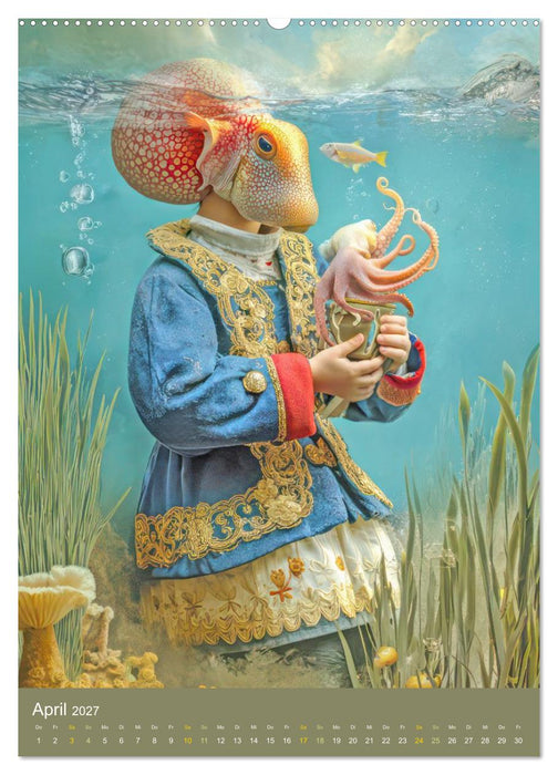 Surreale Mischfiguren - Fantasiewerke (CALVENDO Wandkalender 2027)
