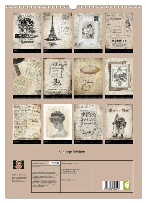 Vintage Welten (CALVENDO Wandkalender 2027)