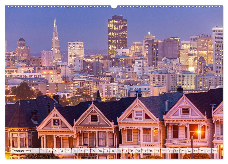 Skylines weltweit (CALVENDO Premium Wandkalender 2027)