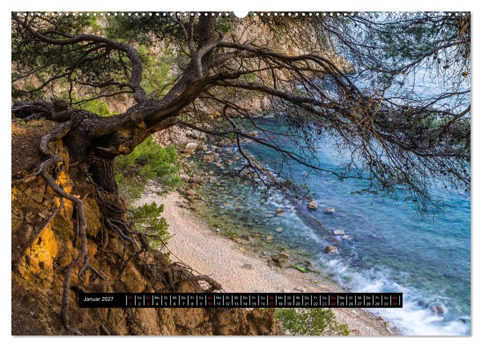 Costa Brava – inklusive Barcelona (CALVENDO Premium Wandkalender 2027)