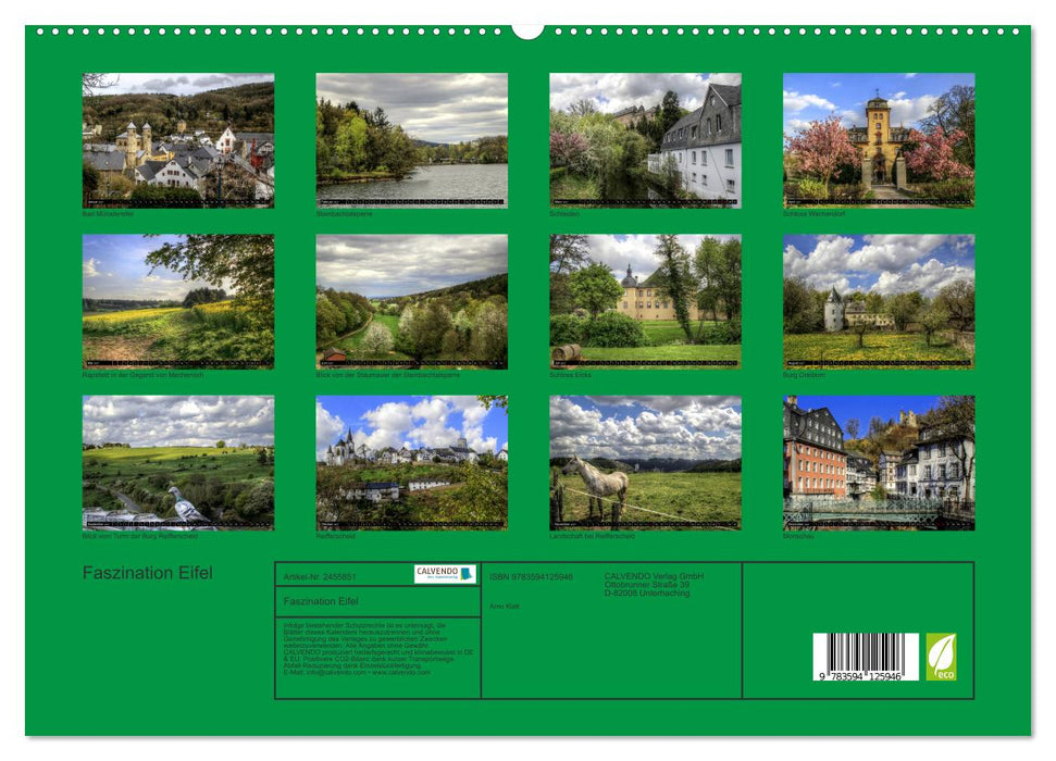 Faszination Eifel (CALVENDO Premium Wandkalender 2027)