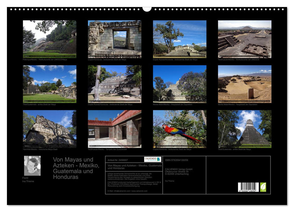 Von Mayas und Azteken - Mexiko, Guatemala und Honduras (CALVENDO Wandkalender 2027)