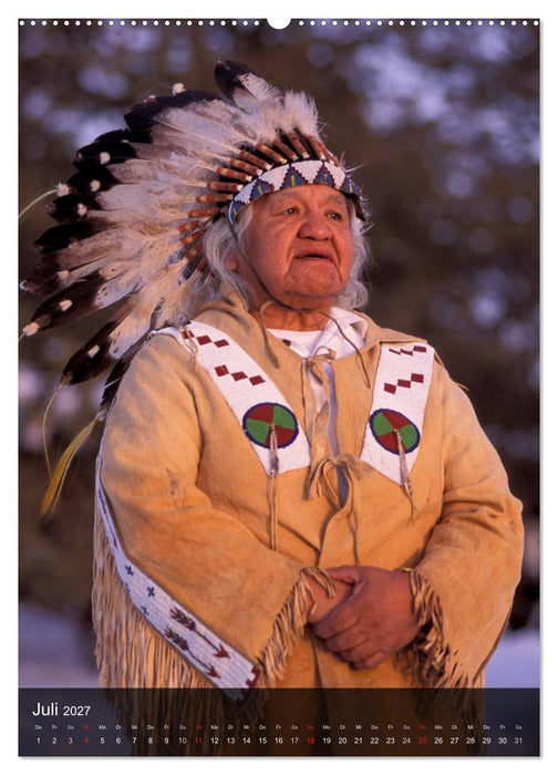 Indianer, Portrait Collection 1 (CALVENDO Premium Wandkalender 2027)