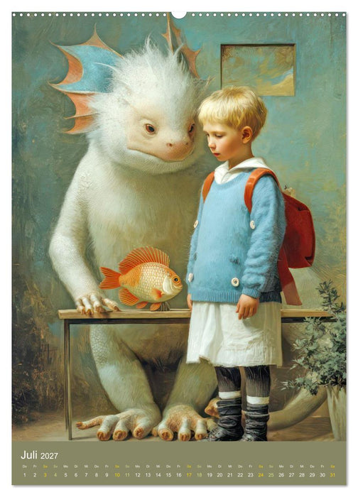 Surreale Mischfiguren - Fantasiewerke (CALVENDO Premium Wandkalender 2027)
