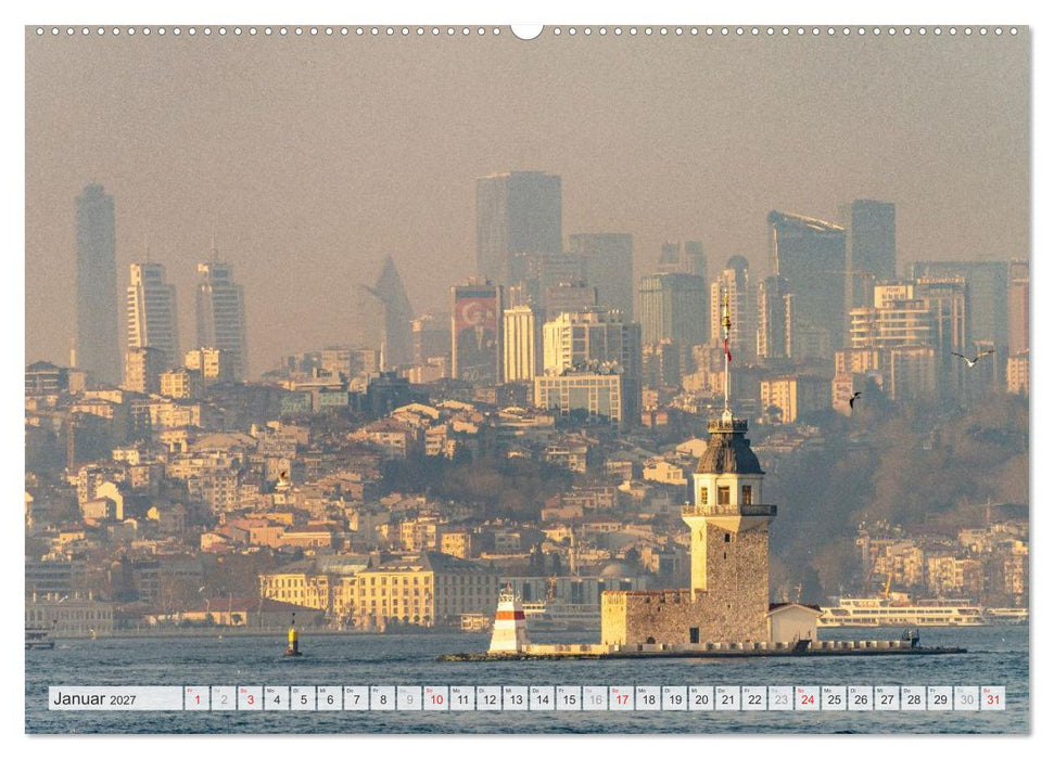 Skylines weltweit (CALVENDO Wandkalender 2027)