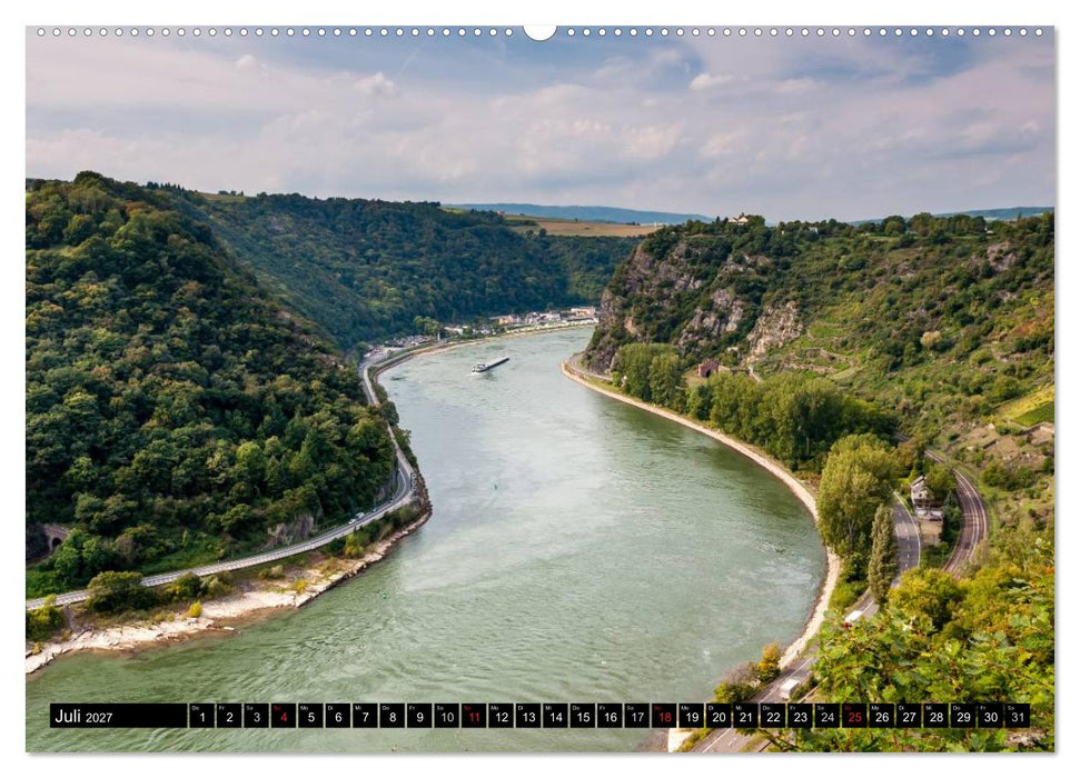 Rheinsteig Impressionen III (CALVENDO Premium Wandkalender 2027)