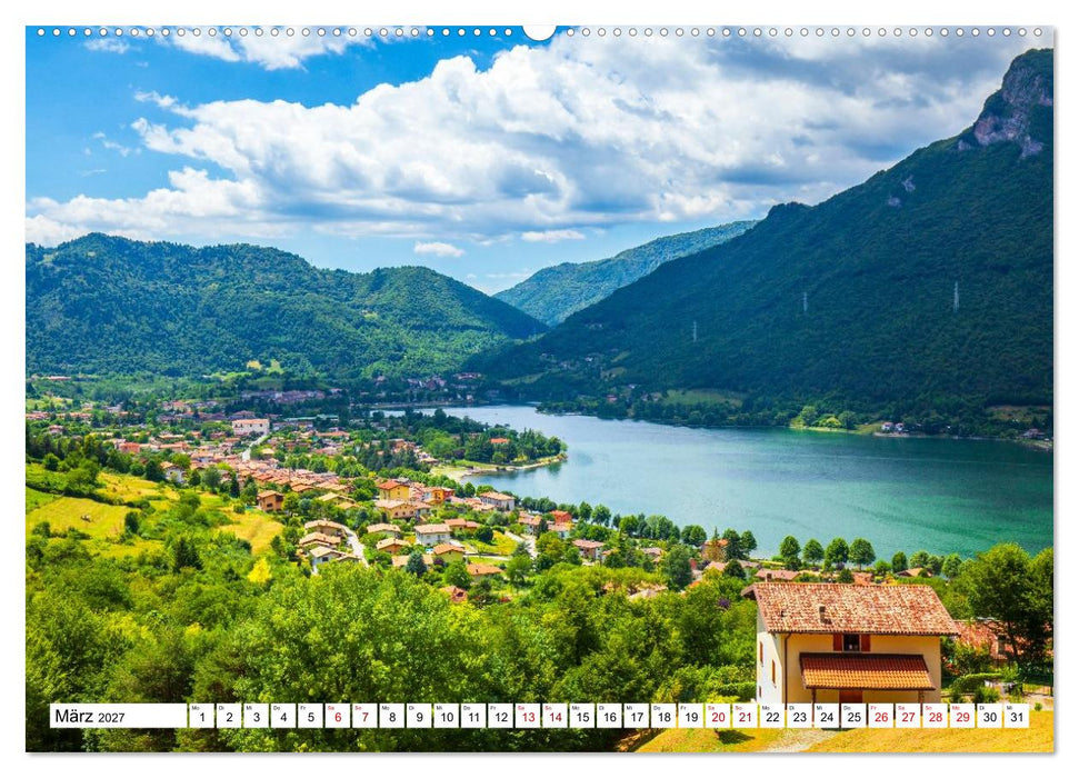 Der Idrosee in der Lombardei (CALVENDO Wandkalender 2027)