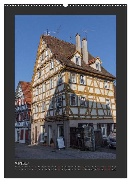 Waiblingen - Spaziergang durch die Altstadt (CALVENDO Wandkalender 2027)