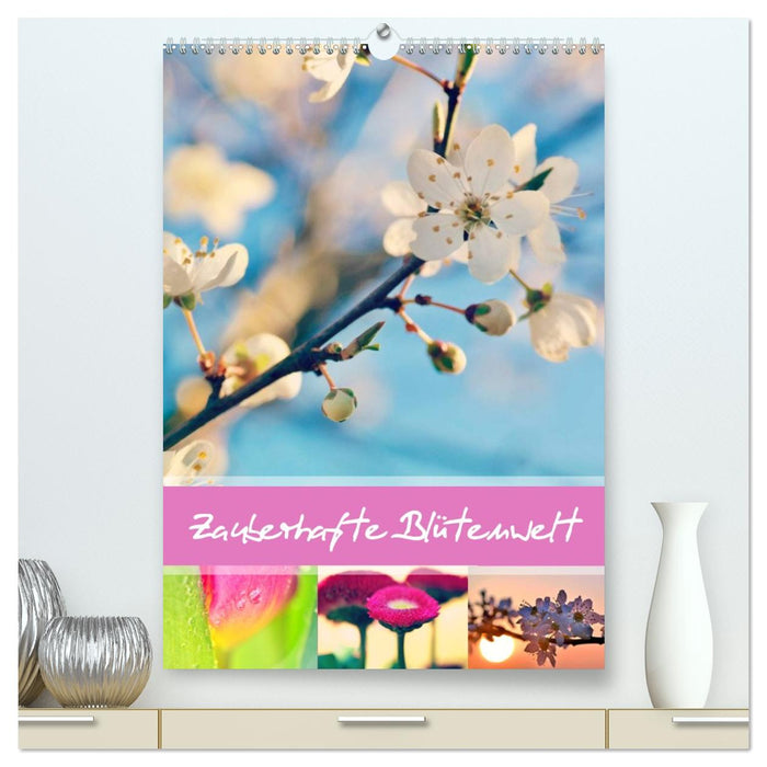 Zauberhafte Blütenwelt / Planer (CALVENDO Premium Wandkalender 2027)
