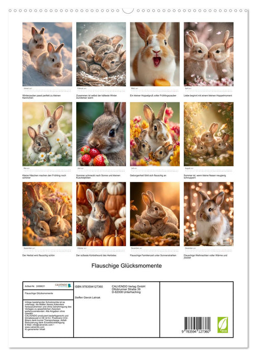 Flauschige Glücksmomente (CALVENDO Premium Wandkalender 2027)