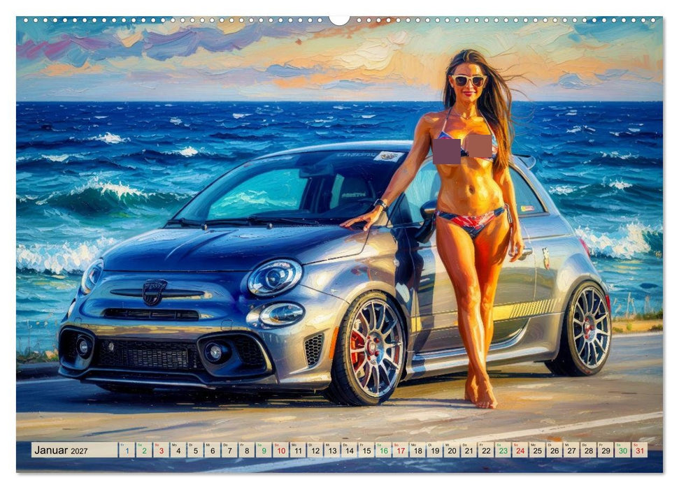 Angelehnt an ein italienisches Kultauto (CALVENDO Premium Wandkalender 2027)