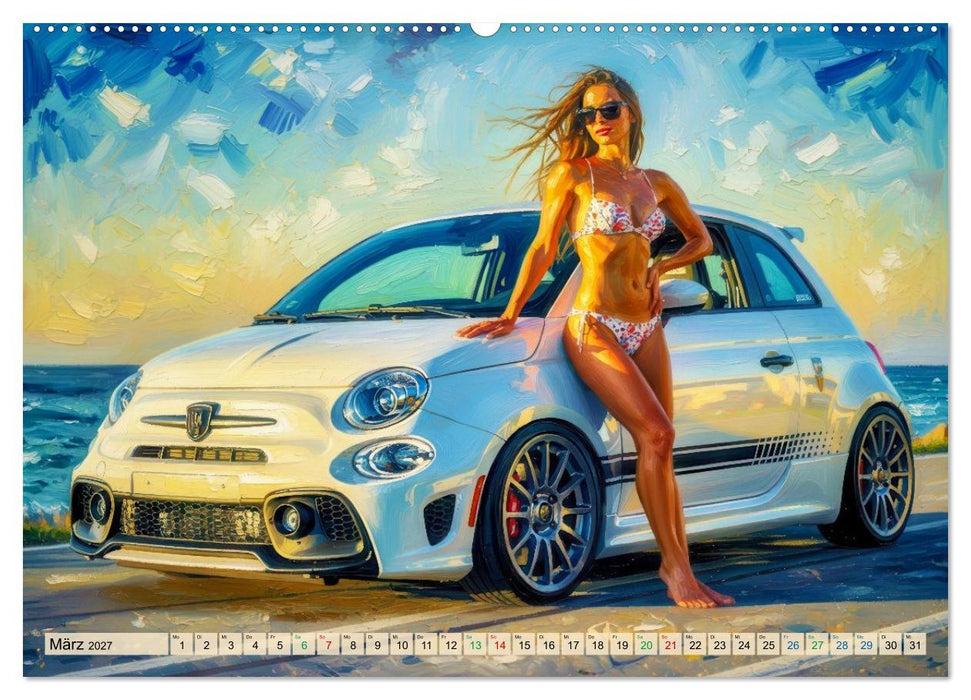 Angelehnt an ein italienisches Kultauto (CALVENDO Premium Wandkalender 2027)