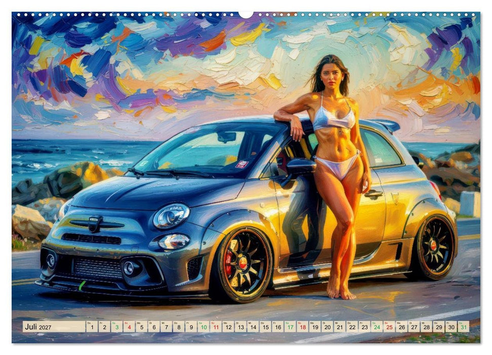Angelehnt an ein italienisches Kultauto (CALVENDO Premium Wandkalender 2027)