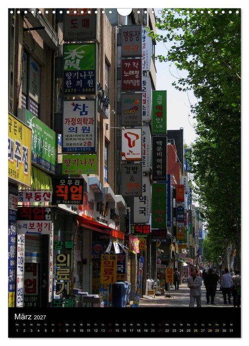 Südkorea – Impressionen (CALVENDO Wandkalender 2027)