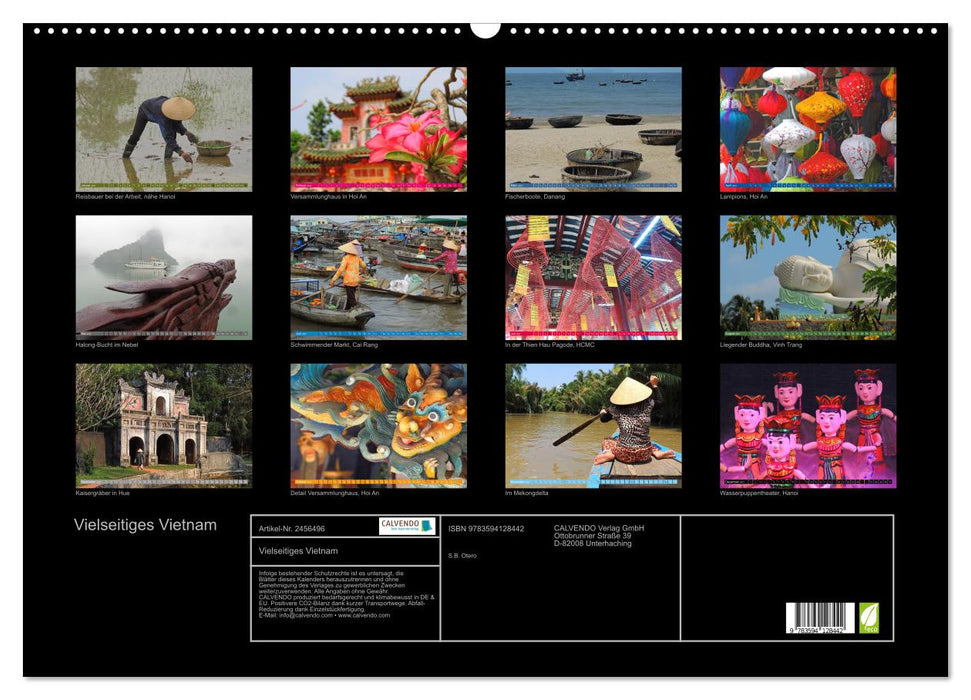 Vielseitiges Vietnam (CALVENDO Wandkalender 2027)