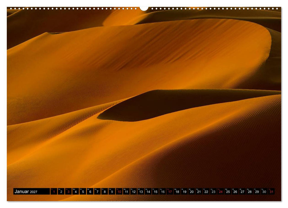 Rub al Khali - die grösste Sandwüste der Erde (CALVENDO Premium Wandkalender 2027)