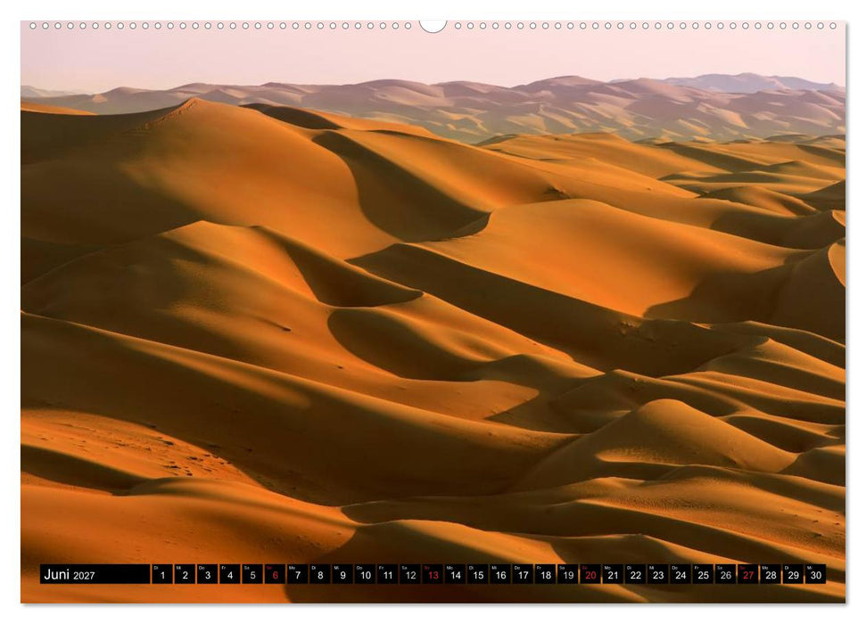 Rub al Khali - die grösste Sandwüste der Erde (CALVENDO Premium Wandkalender 2027)