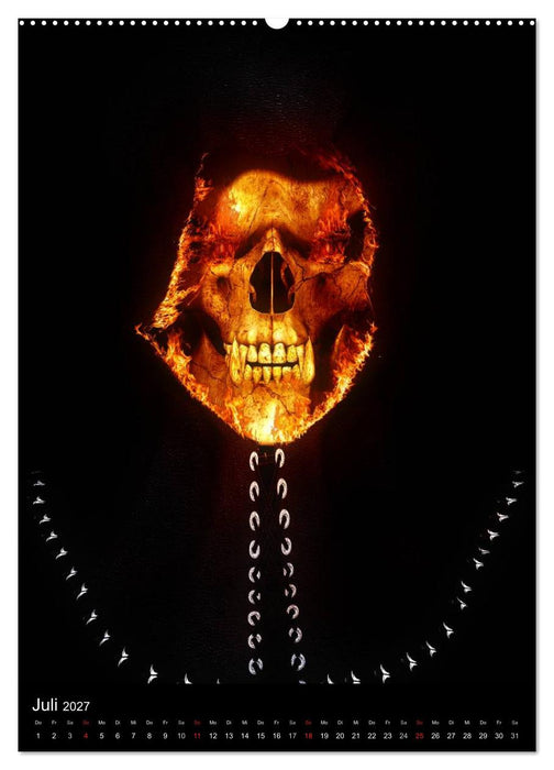 S.O.D. - Skulls Of Death Vol. I - Totenkopf Artworks (CALVENDO Premium Wandkalender 2027)