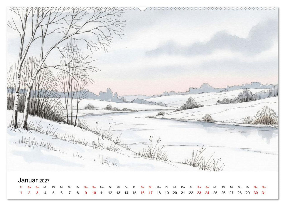 Einfach schön - Natur im Wandel der Jahreszeiten (CALVENDO Wandkalender 2027)