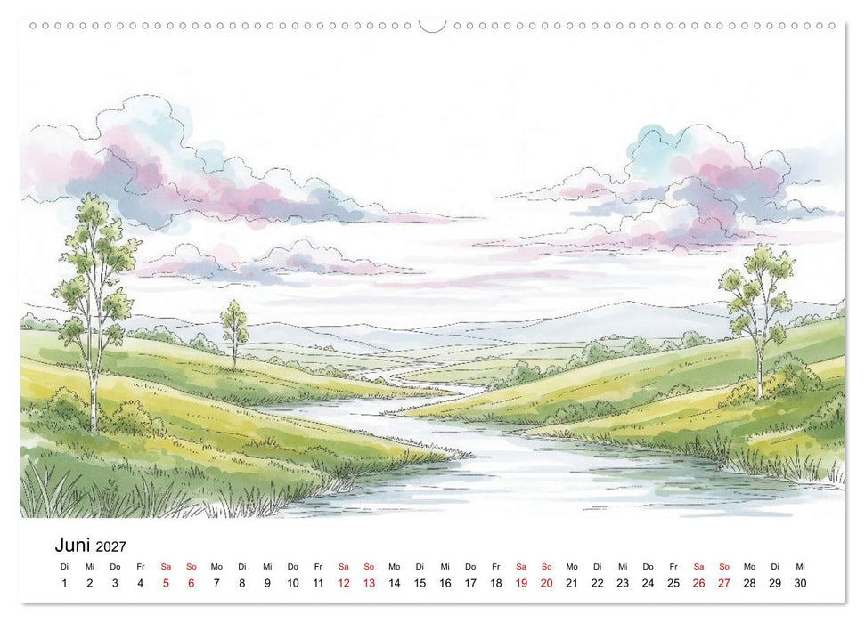Einfach schön - Natur im Wandel der Jahreszeiten (CALVENDO Wandkalender 2027)