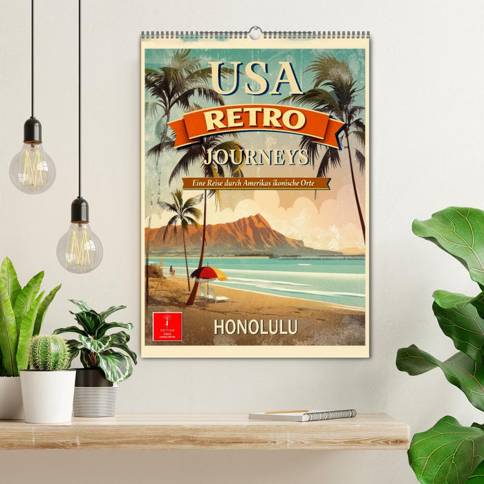 USA - Retro Journeys (CALVENDO Wandkalender 2027)