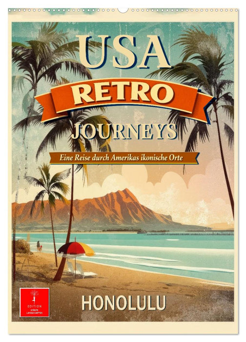 USA - Retro Journeys (CALVENDO Wandkalender 2027)