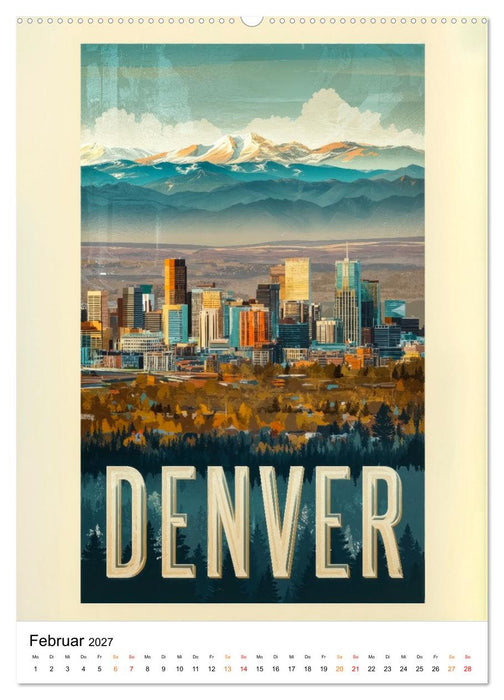 USA - Retro Journeys (CALVENDO Wandkalender 2027)